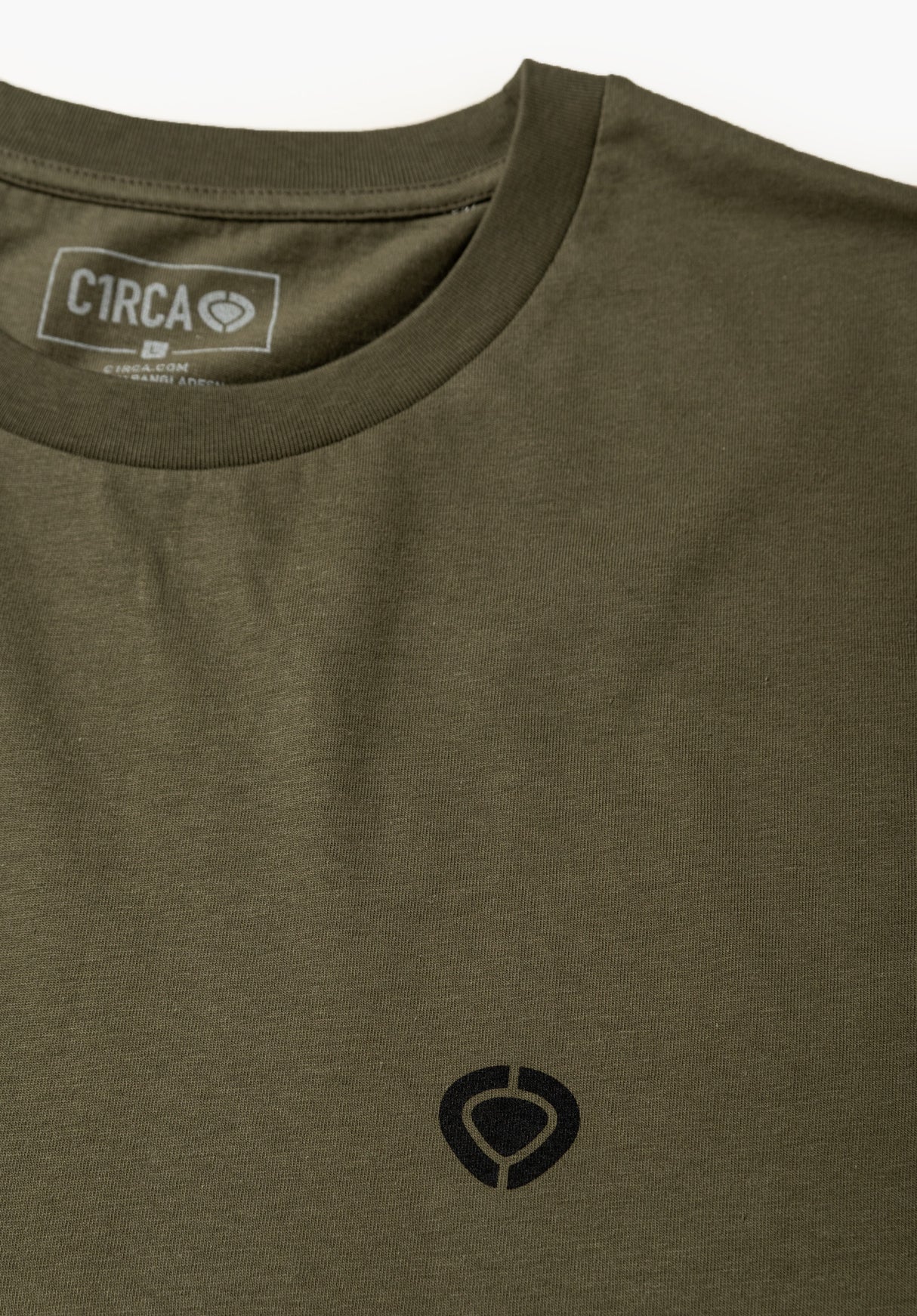 Mini Icon khaki-black Rueckenansicht