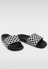 MTE La Costa Slide-On checkerboard-truewhite-black Rueckenansicht