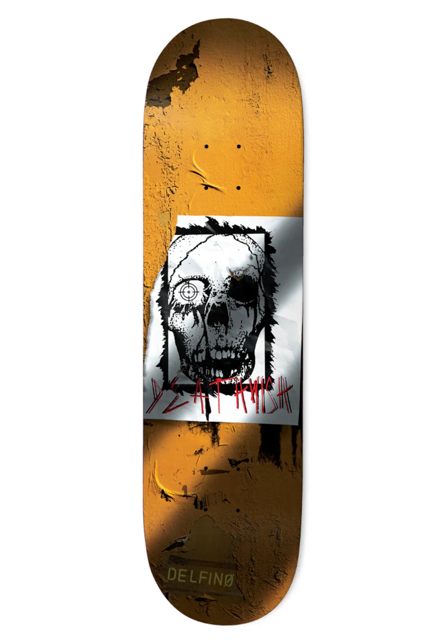 Delfino Torn Deathwish Deck in brown – TITUS