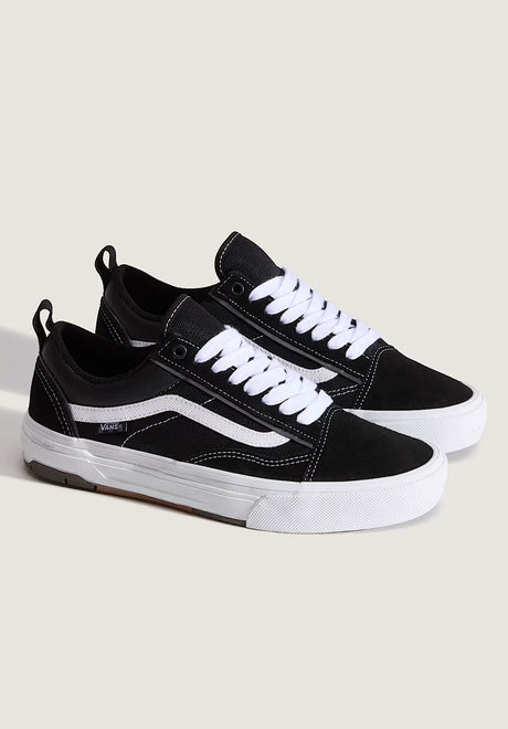 Skate Old Skool Wafflecup black-white Rueckenansicht