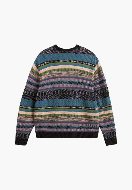 Boyer Crew Sweater black-stargazer Rueckenansicht