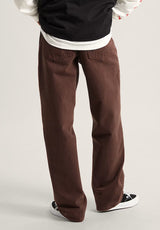 Check 5 darkbrown Rueckenansicht