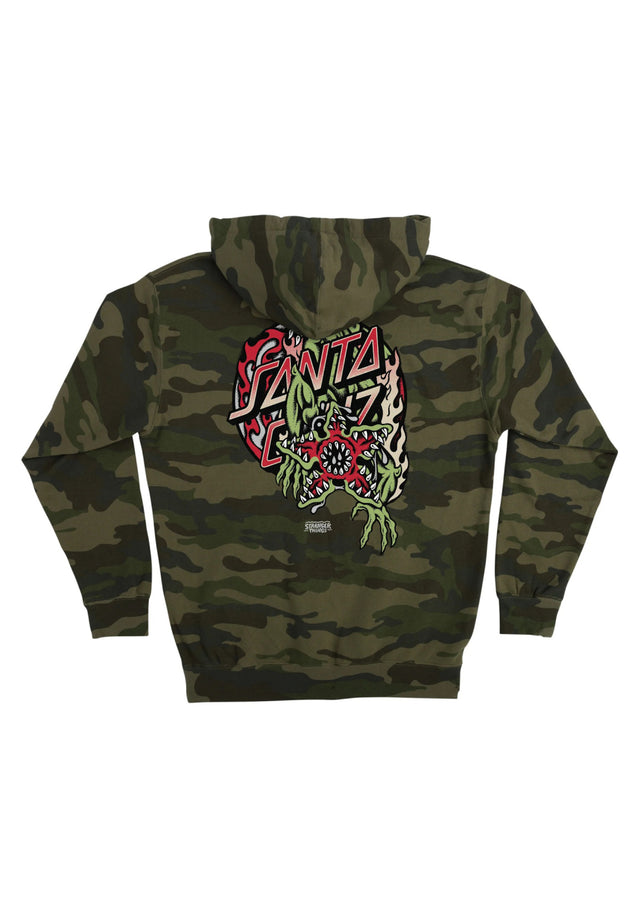 X Stranger Things Demogorgon Dot forest-camo Vorderansicht