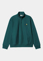 Half Zip American Script malachite Vorderansicht