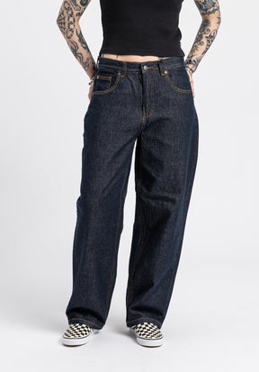 Alby-Baggy blue-rinsed Vorderansicht