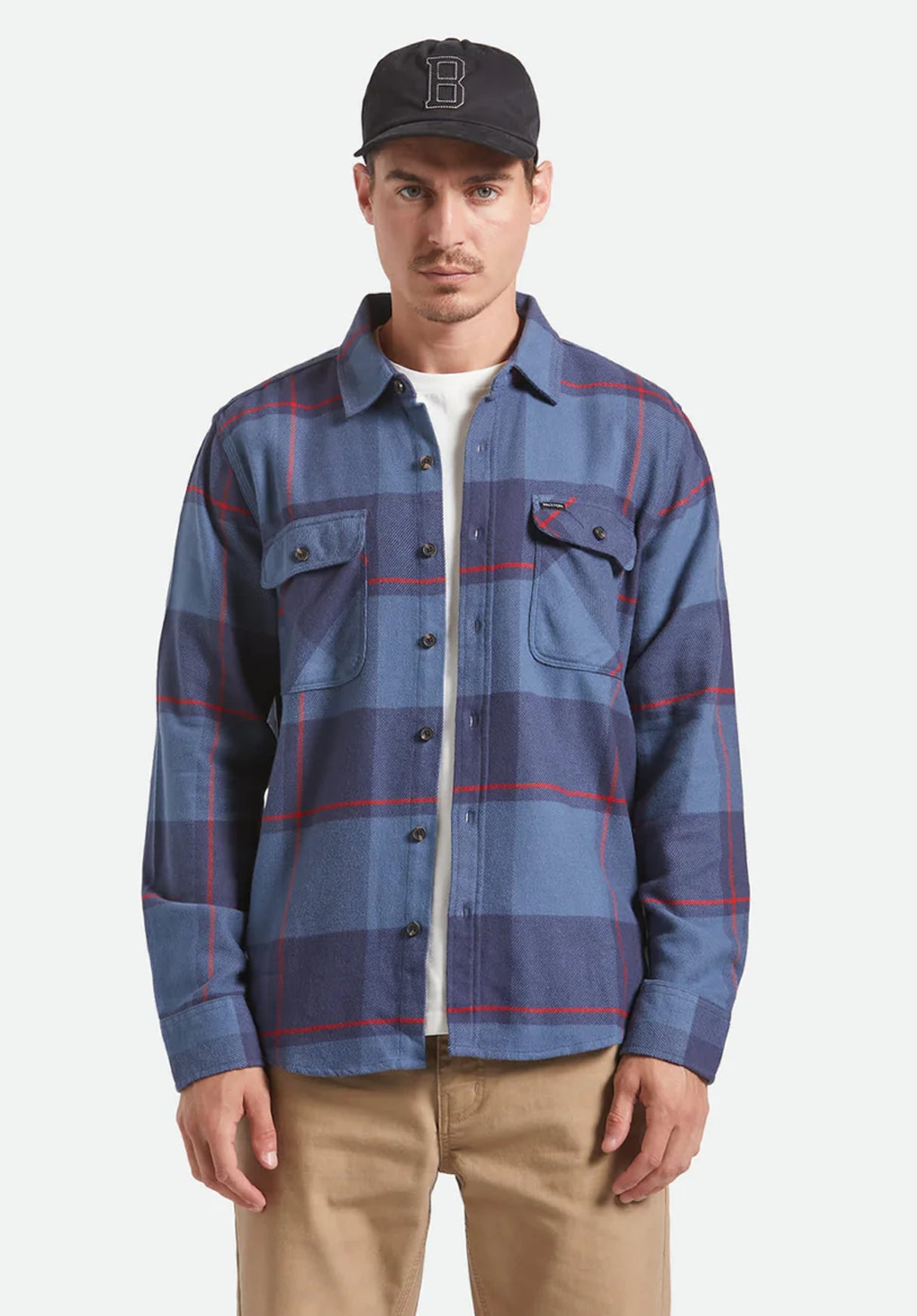 Bowery Flannel beringsea-moodindigo-adrenal Vorderansicht