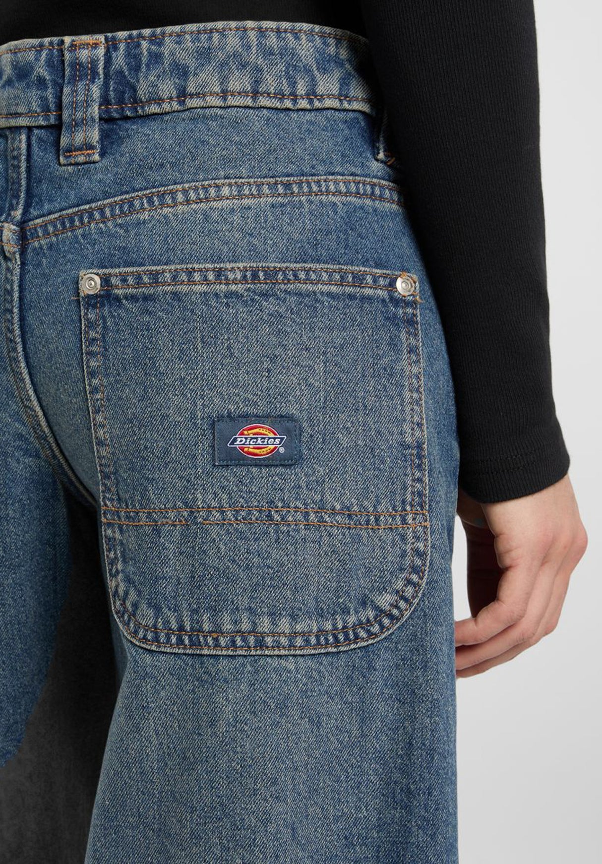 Mechanic Denim khakitintedblue Closeup1
