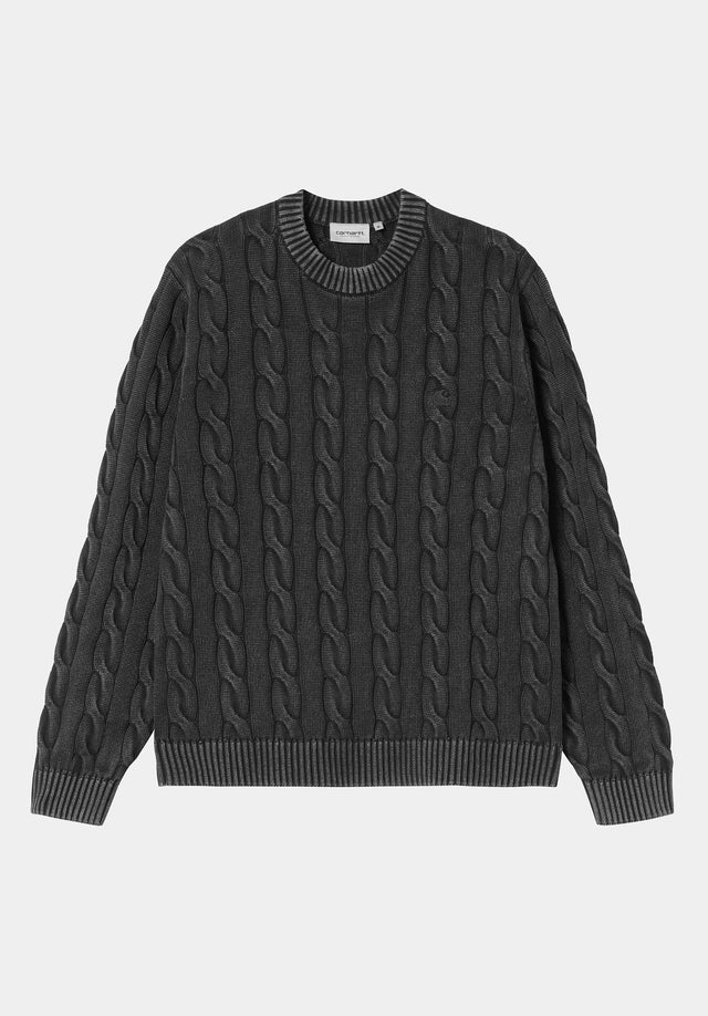 Carter blackgarmentdyed Vorderansicht