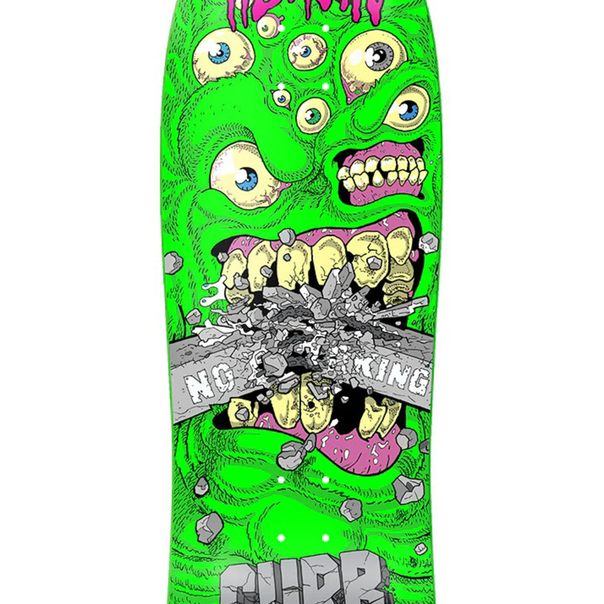 Curb Crusher Chomp Heroin Tavola in green – TITUS