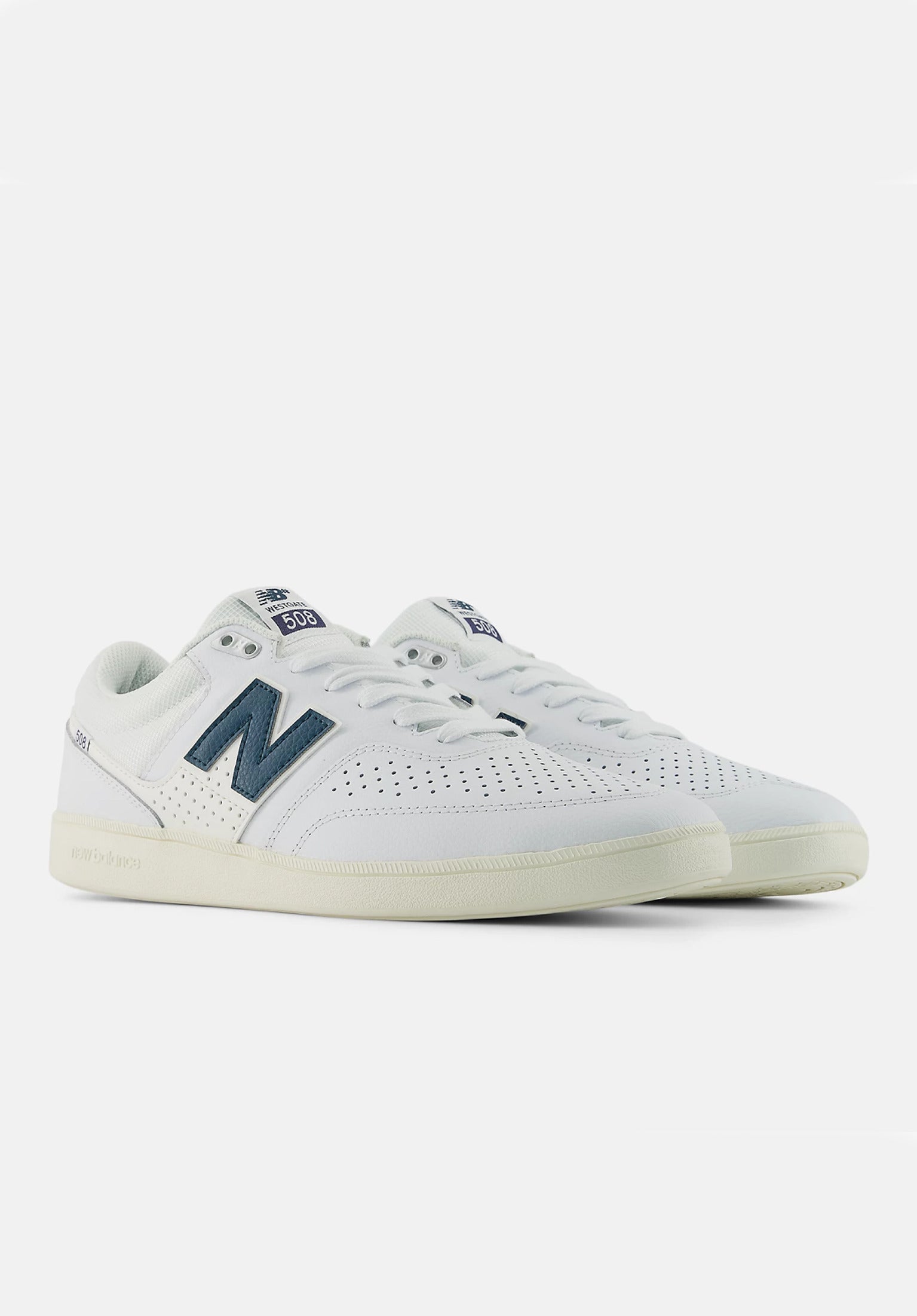 508 Brandon Westgate New Balance Numeric Mens Shoes in white for
