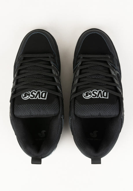 Comanche black-reflective-charcoal-nubuck Closeup2