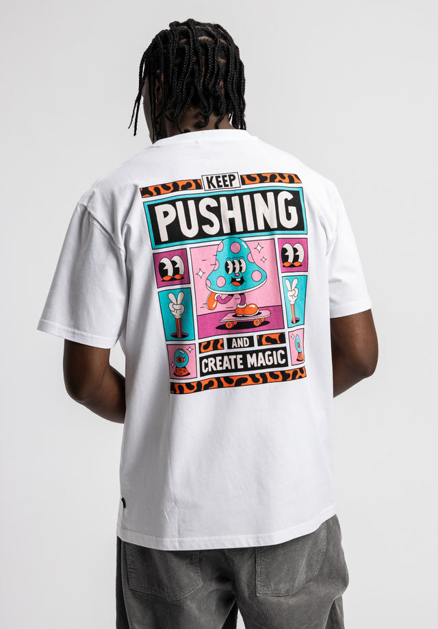 x YEYE WELLER Keep Pushing white Vorderansicht
