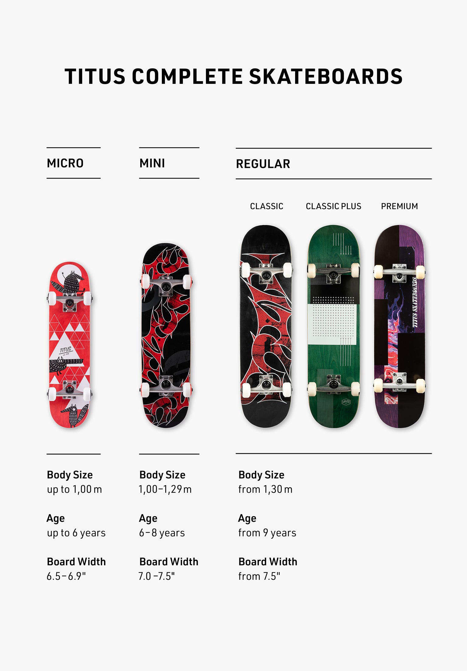 Complete Skateboards for Kids – TITUS