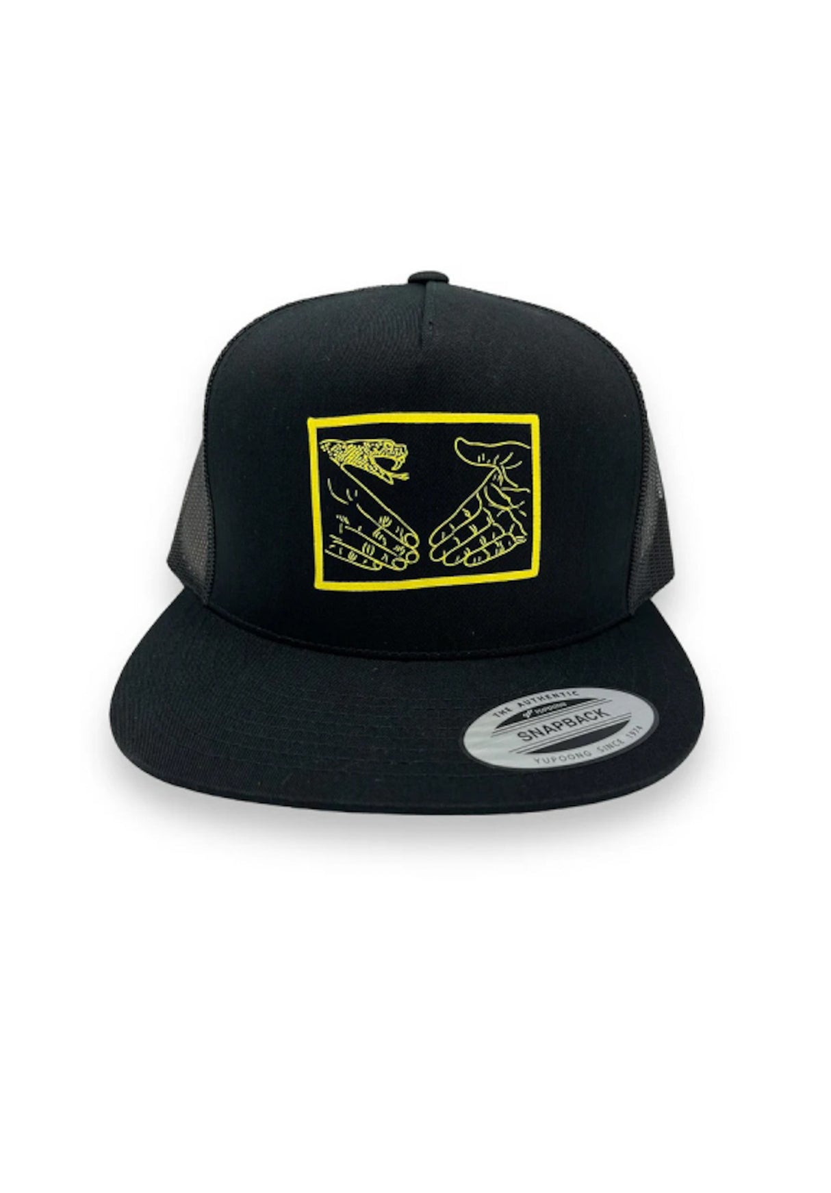 Snake Shake Trucker black-yellow Vorderansicht