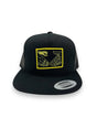 Snake Shake Trucker black-yellow Vorderansicht