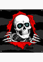 Ripper Banner 30 x 30 black Vorderansicht