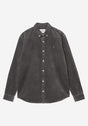 Madison Cord Shirt graphite Vorderansicht