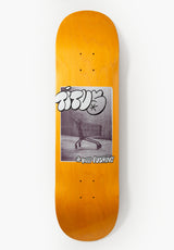 Einkaufswagen orange Vorderansicht