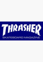 Skate Mag Medium Sticker 2-1/2 x 6 blue Vorderansicht