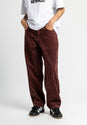 Alby-Baggy Cord darkcherry-cord Vorderansicht