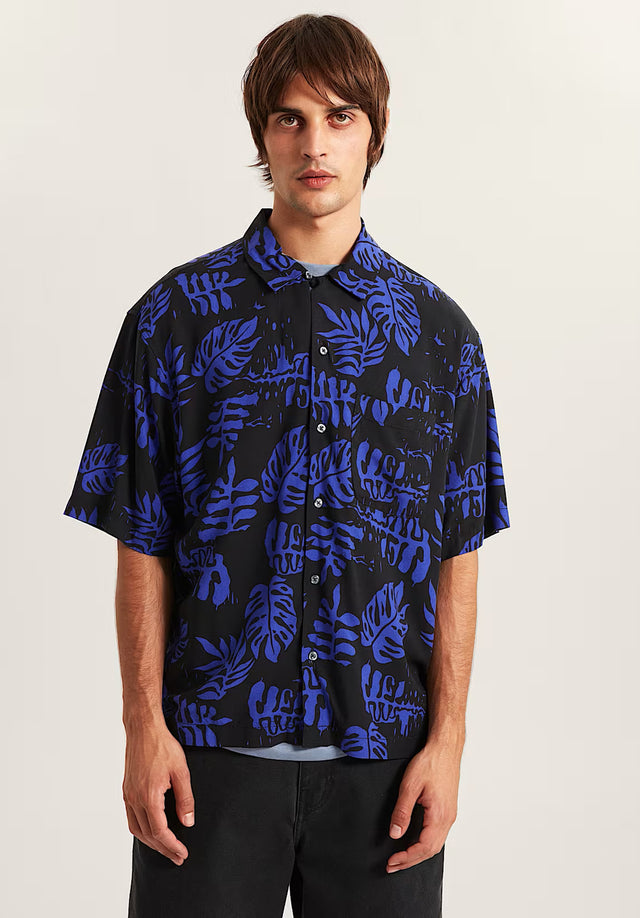 Van Doren Printed Camp 3 royalcobalt Vorderansicht