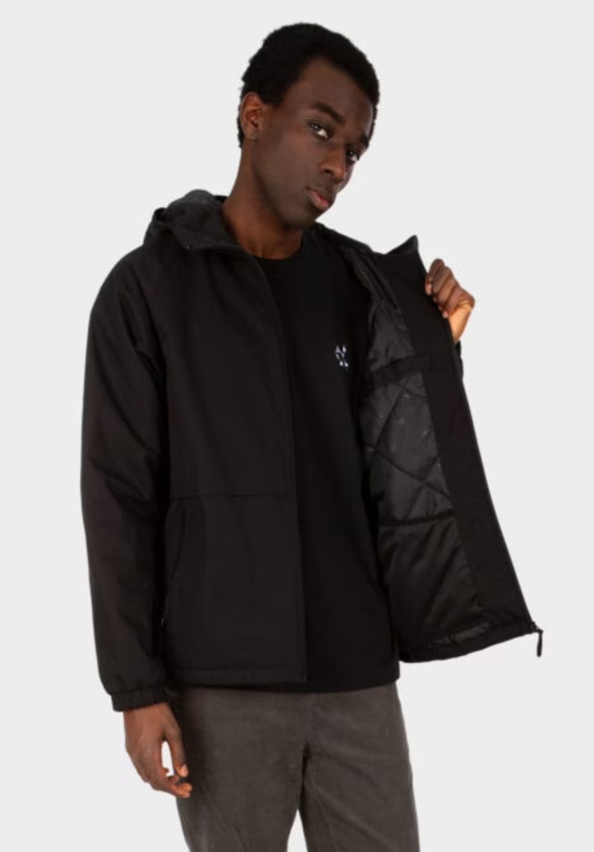 Eissegler Anorak black Closeup1