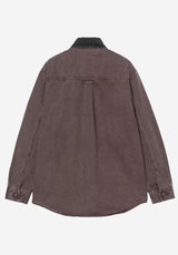 Mitch Shirt Jac palisander-blackdusky-canvas Rueckenansicht