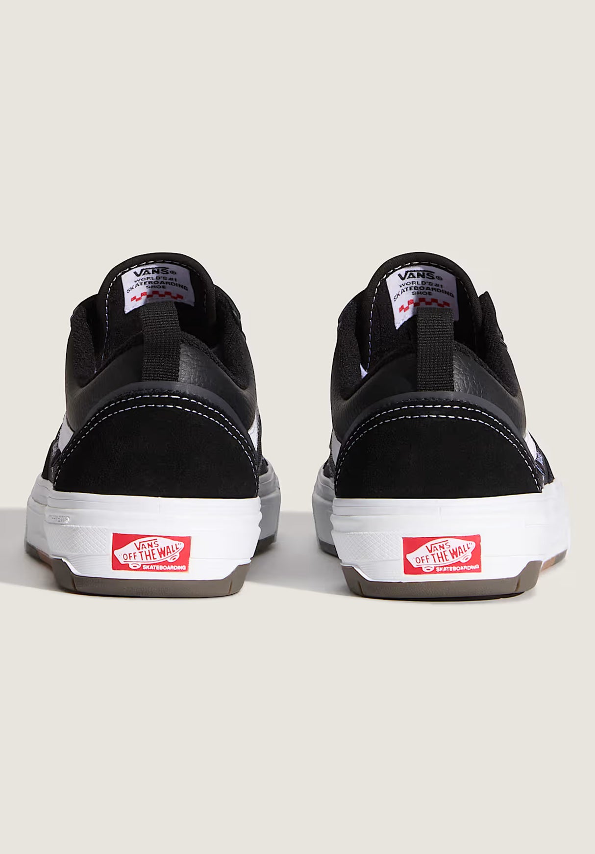 Skate Old Skool Wafflecup black-white Oberansicht