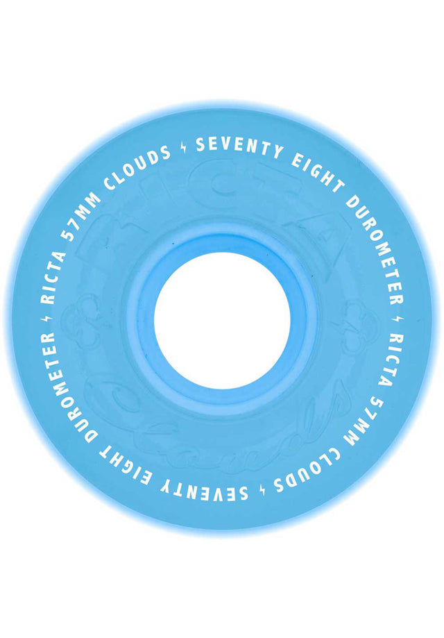 Clouds GITD 78A aqua Vorderansicht