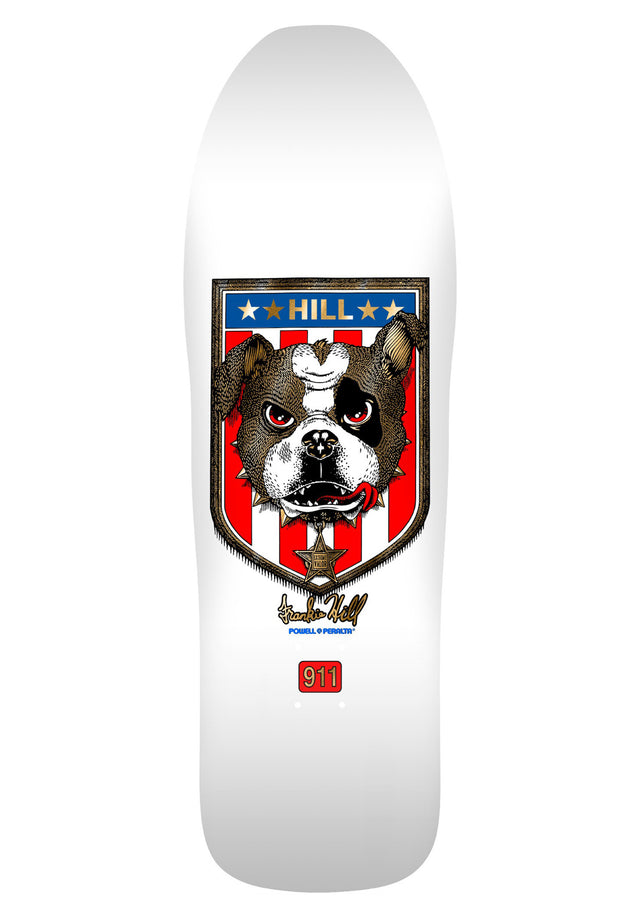 Frankie Hill Bulldog white/gold foil Vorderansicht