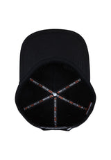 Built To Grind 5-Panel Snapback Unstructured black Closeup2