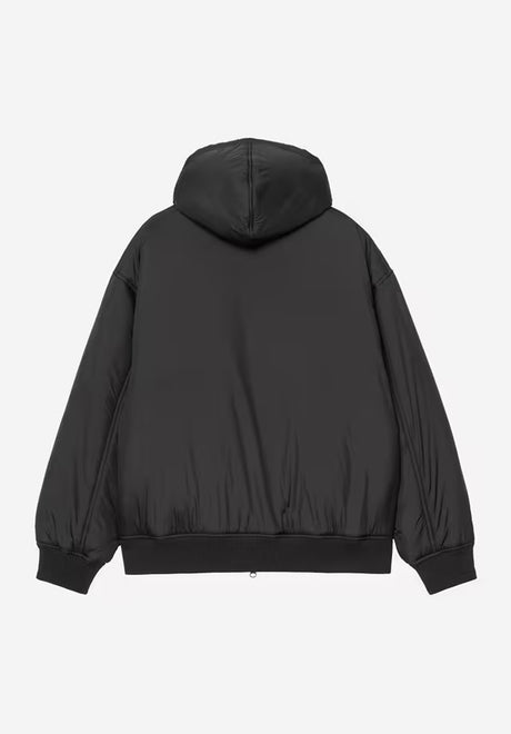 W' Hodded Gadd black Rueckenansicht