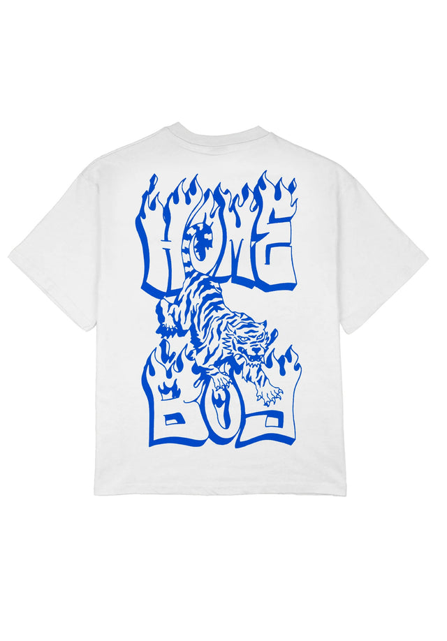 Tattoo Tiger white Vorderansicht