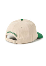 Sai Cap Stroke Logo ecru-green Rueckenansicht