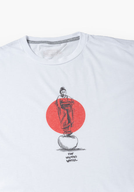 Kimono white Rueckenansicht