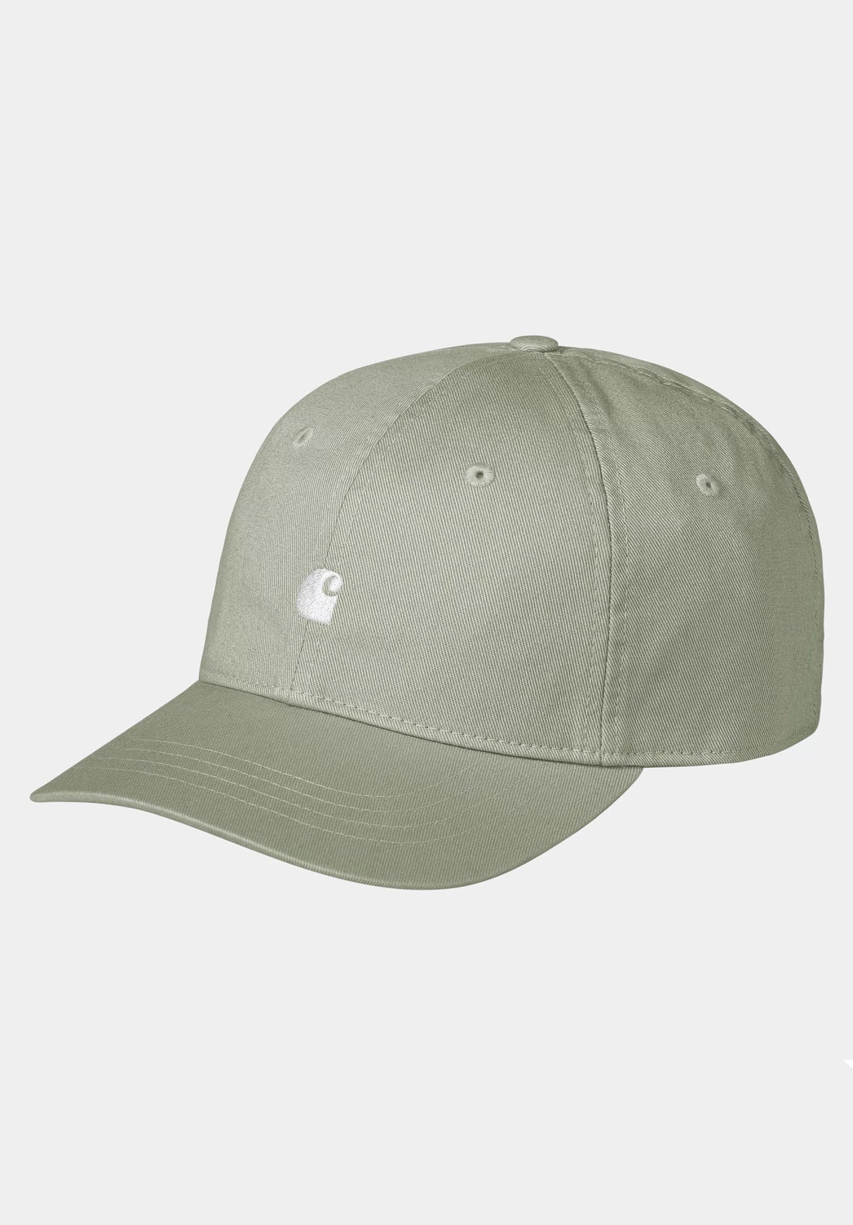 Madison Logo Cap paleolive-white Vorderansicht