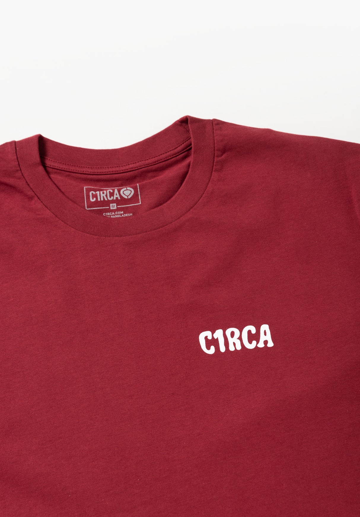 Supernatural Tee burgundy Closeup2
