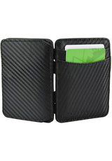 Magic Coin Wallet RFID carbon Seitenansicht