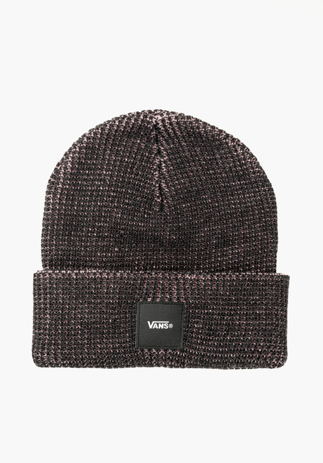 Waffle Cuff Beanie pink Vorderansicht