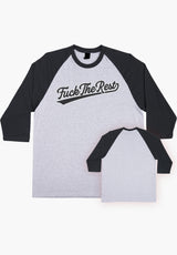 FTR Team 3/4 Sleeve Midweight sport grey-black Vorderansicht