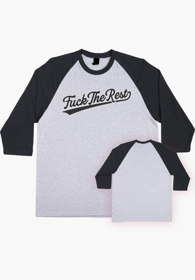 FTR Team 3/4 Sleeve Midweight sport grey-black Vorderansicht