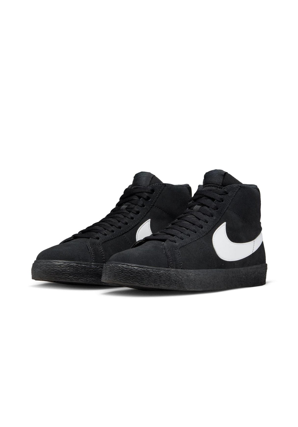 Nike SB Zoom Blazer Mid Sko Mænd black-white-black-black – Set bagfra