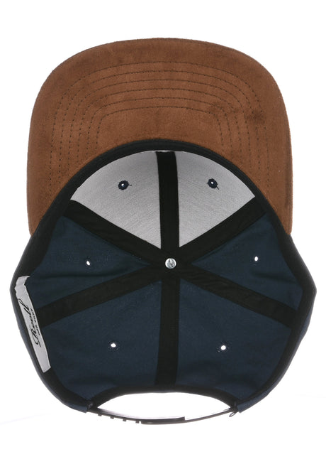 Suede 6-Panel navy Oberansicht