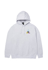 Prism TT Po Hoodie heathergrey Rueckenansicht