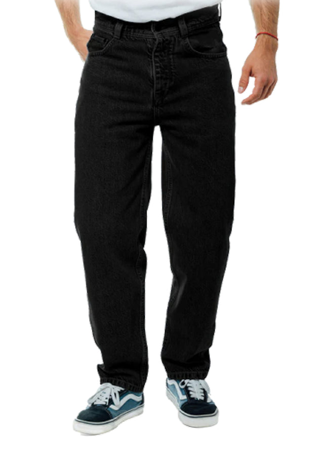 X-tra Loose Flex Denim washedblack Vorderansicht