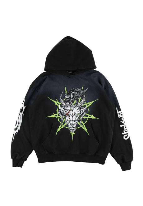 x Slipknot Ravenous Distressed Sun Fade black-fade Vorderansicht