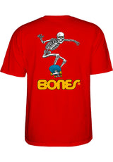 Skateboard Skeleton II red Rueckenansicht