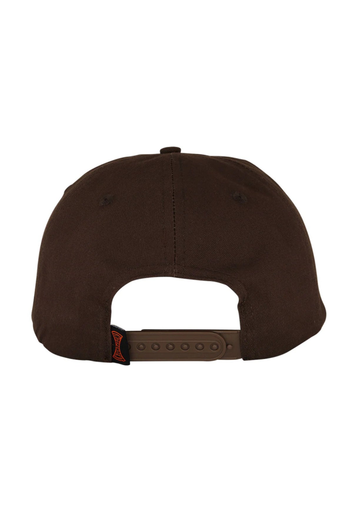 Built To Grind 5-Panel Snapback Unstructured chocolate Rueckenansicht