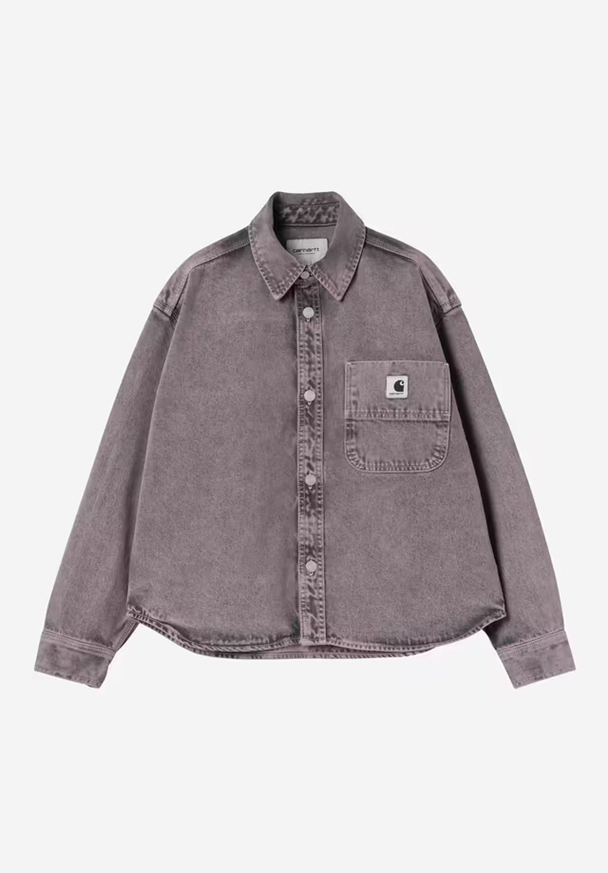 W' Georgia Shirt Jacket black-hortensiagarmentdyed Vorderansicht
