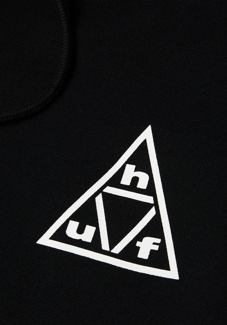 Triple Triangle Po Hoodie black-white Closeup1